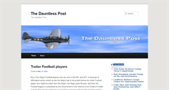 Desktop Screenshot of dauntlesspost.com
