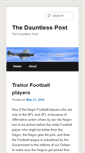 Mobile Screenshot of dauntlesspost.com