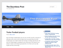 Tablet Screenshot of dauntlesspost.com